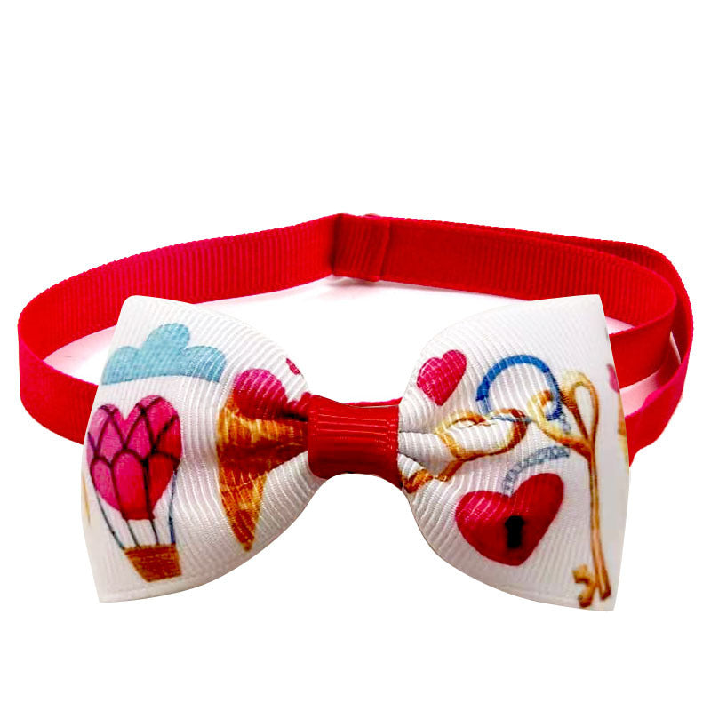 KFX-9893437 Loving Cupid Cat Pet Bow Tie - Ribbon Collar for All Occasions