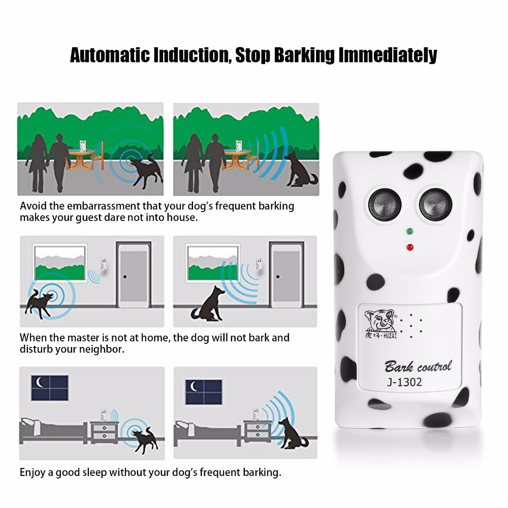 KFX-9894461 Ultrasonic Anti-Barking Device with Adjustable 360-Degree Wall Holder