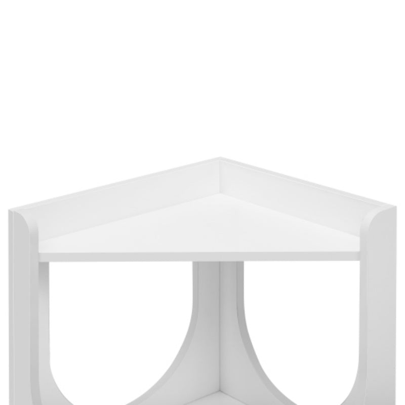 KFX-9894845 Double-Layer Cat Station with Hollow Design for Small and Medium Cats - MDF Cabinet with Viewing Platform & Litter Box Storage