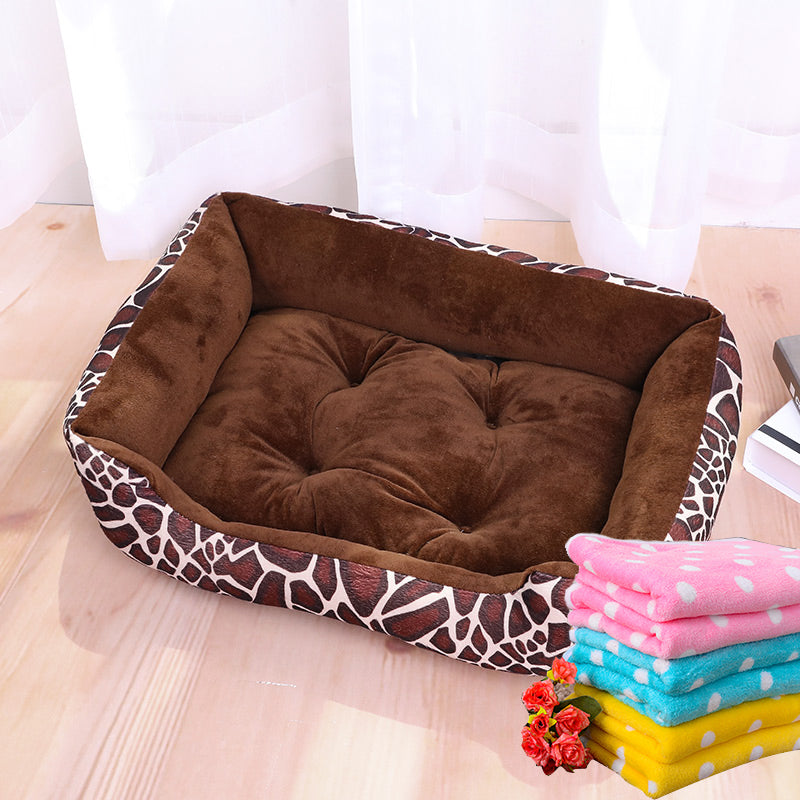 KFX-9895229 Plush Universal Cat Litter Mat for All Seasons - Sizes S to XL
