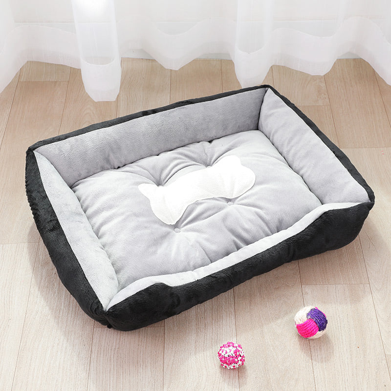 KFX-9895229 Plush Universal Cat Litter Mat for All Seasons - Sizes S to XL