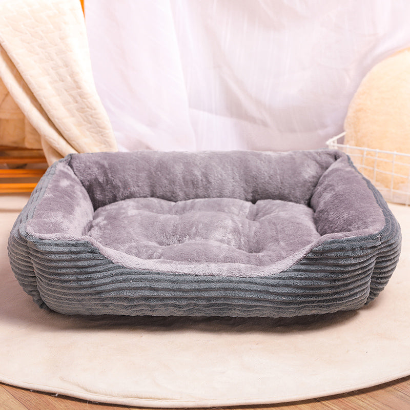 KFX-9895229 Plush Universal Cat Litter Mat for All Seasons - Sizes S to XL