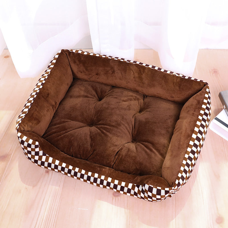 KFX-9895229 Plush Universal Cat Litter Mat for All Seasons - Sizes S to XL