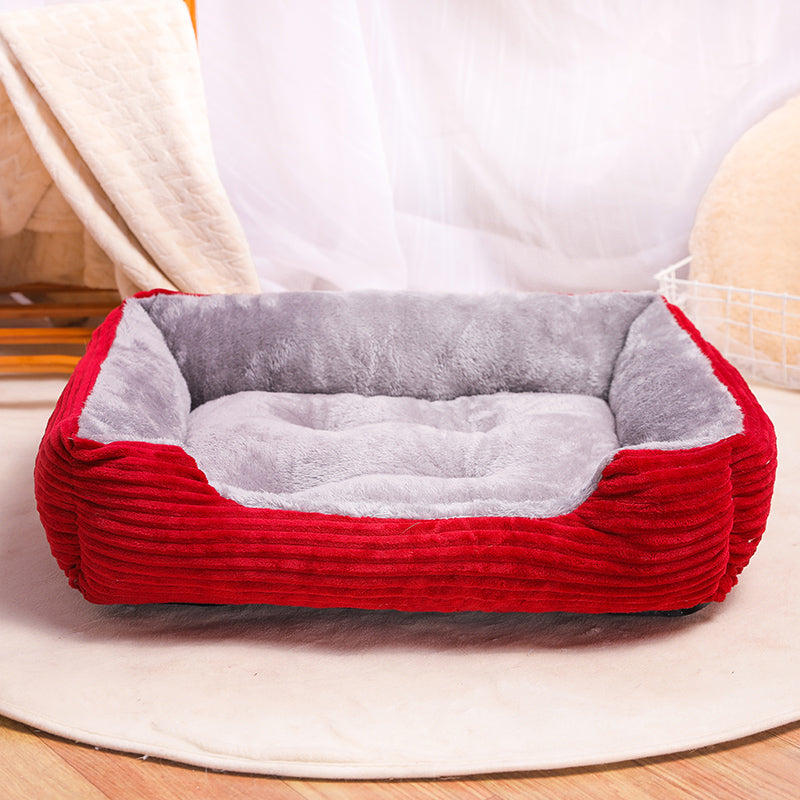 KFX-9895229 Plush Universal Cat Litter Mat for All Seasons - Sizes S to XL