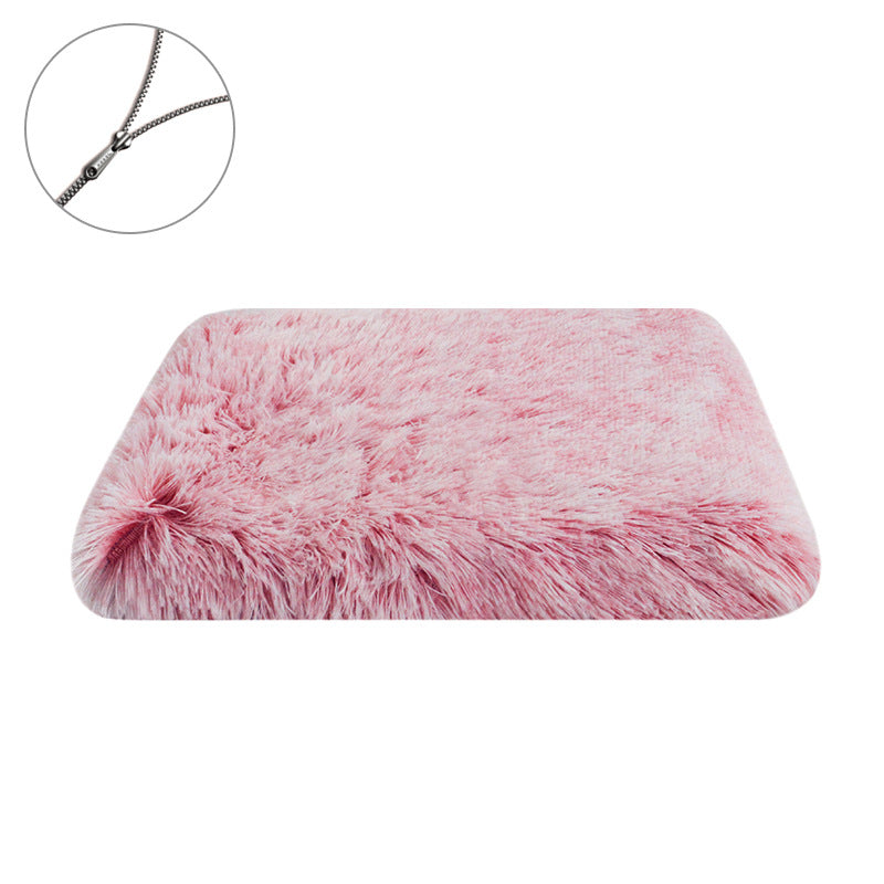 KFX-9900989 Plush Square Cat Mat - Waterproof, Available in Multiple Gradients and Sizes