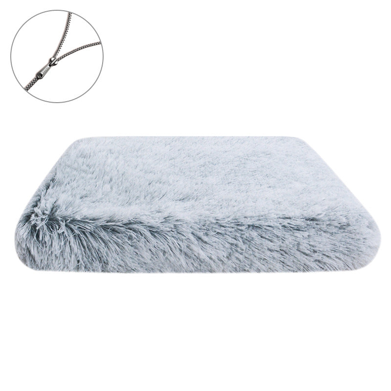 KFX-9900989 Plush Square Cat Mat - Waterproof, Available in Multiple Gradients and Sizes
