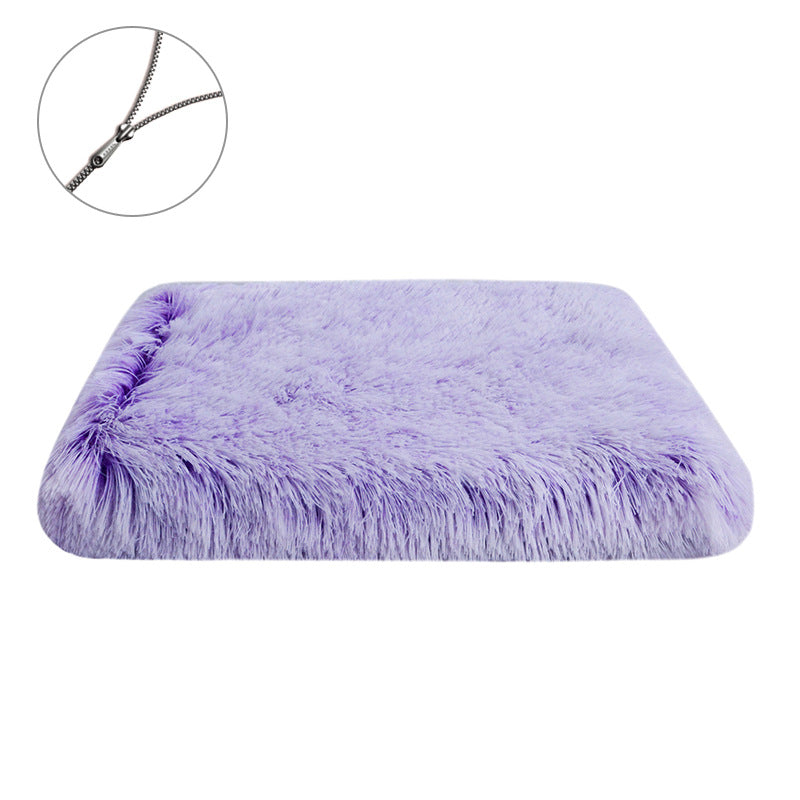 KFX-9900989 Plush Square Cat Mat - Waterproof, Available in Multiple Gradients and Sizes