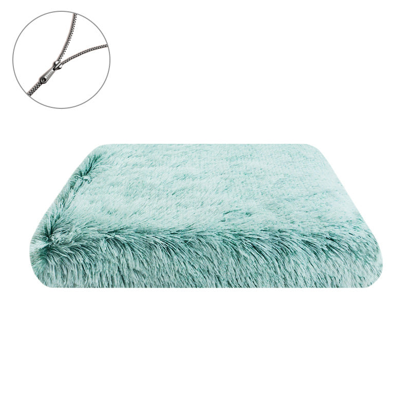 KFX-9900989 Plush Square Cat Mat - Waterproof, Available in Multiple Gradients and Sizes