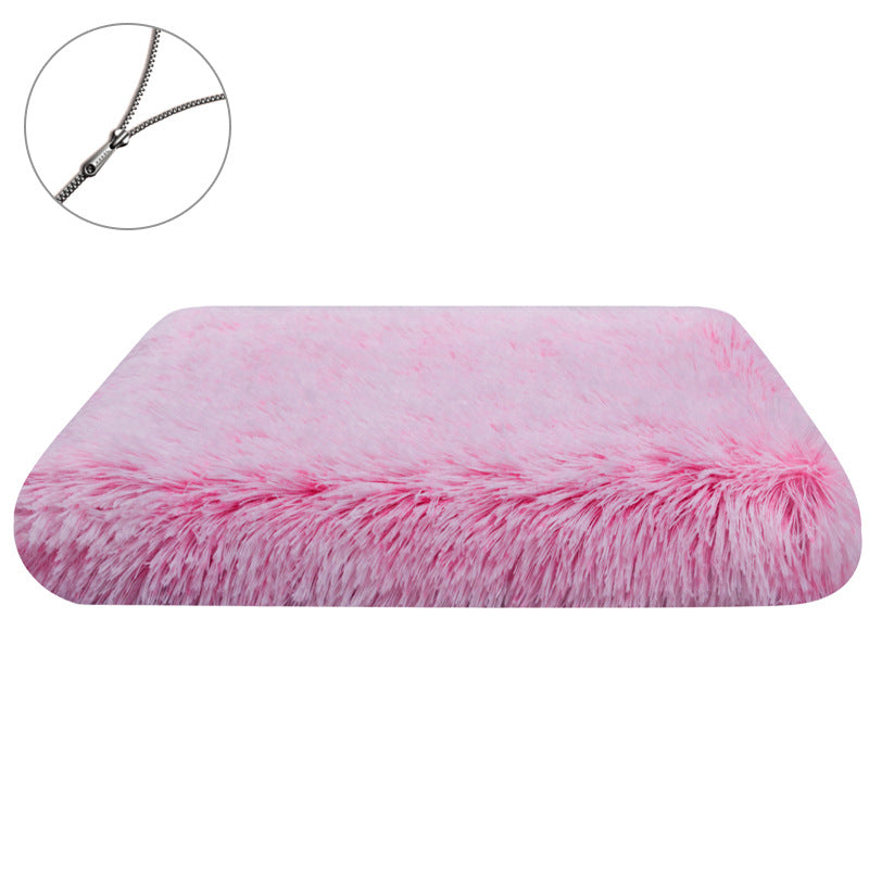 KFX-9900989 Plush Square Cat Mat - Waterproof, Available in Multiple Gradients and Sizes