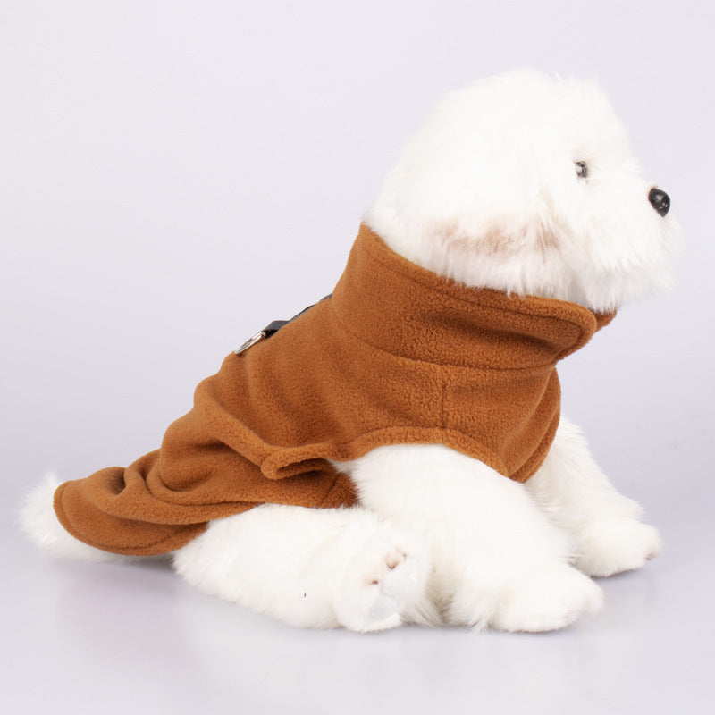 KFX-9903293 Warm Polar Fleece Dog Vest in Various Colors and Sizes