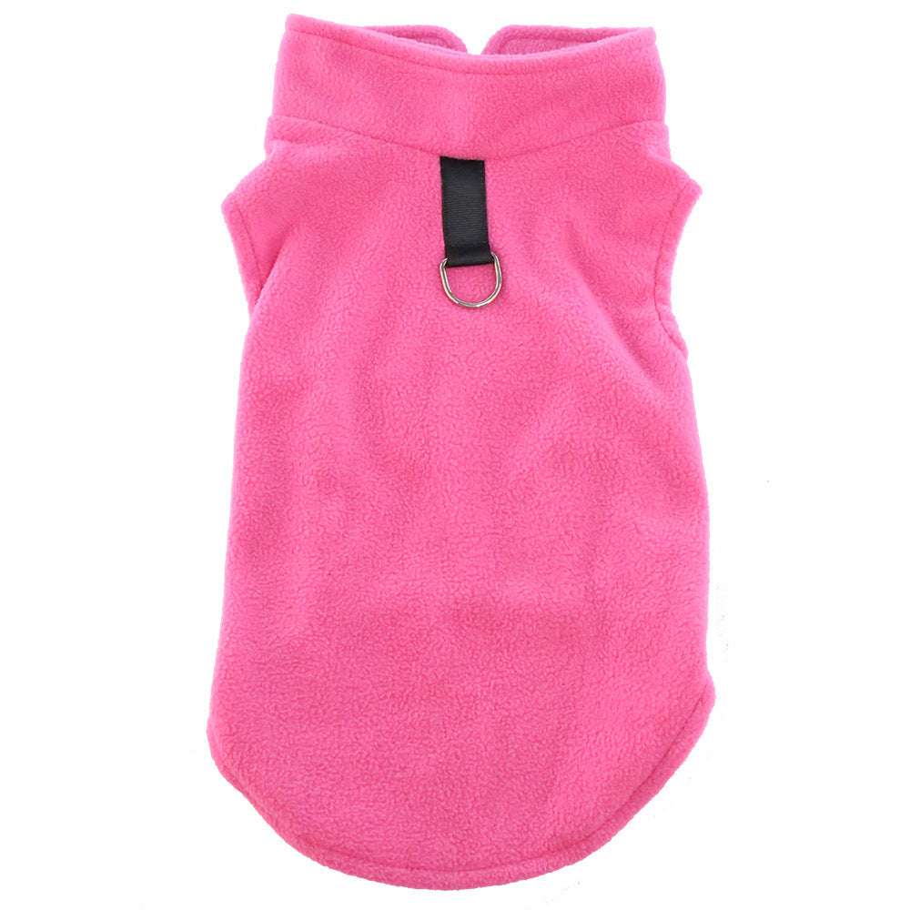 KFX-9903293 Warm Polar Fleece Dog Vest in Various Colors and Sizes