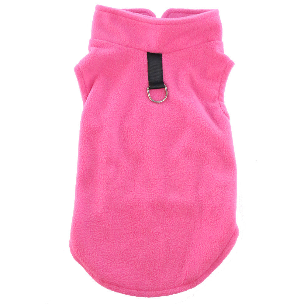 KFX-9903293 Warm Polar Fleece Dog Vest in Various Colors and Sizes