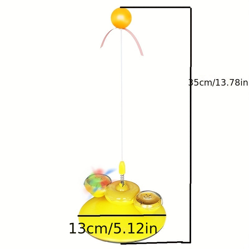 KFX-9904189 Cat Stick Toy with Interactive Ball for Endless Playtime
