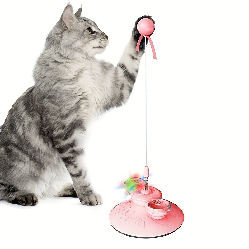KFX-9904189 Cat Stick Toy with Interactive Ball for Endless Playtime
