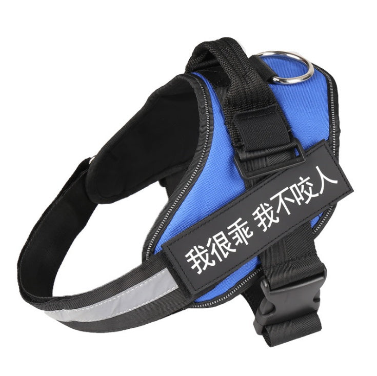 KFX-9908541 Adjustable Reflective Nylon Dog Leash with Durable Buckle and Stainless Steel Ring