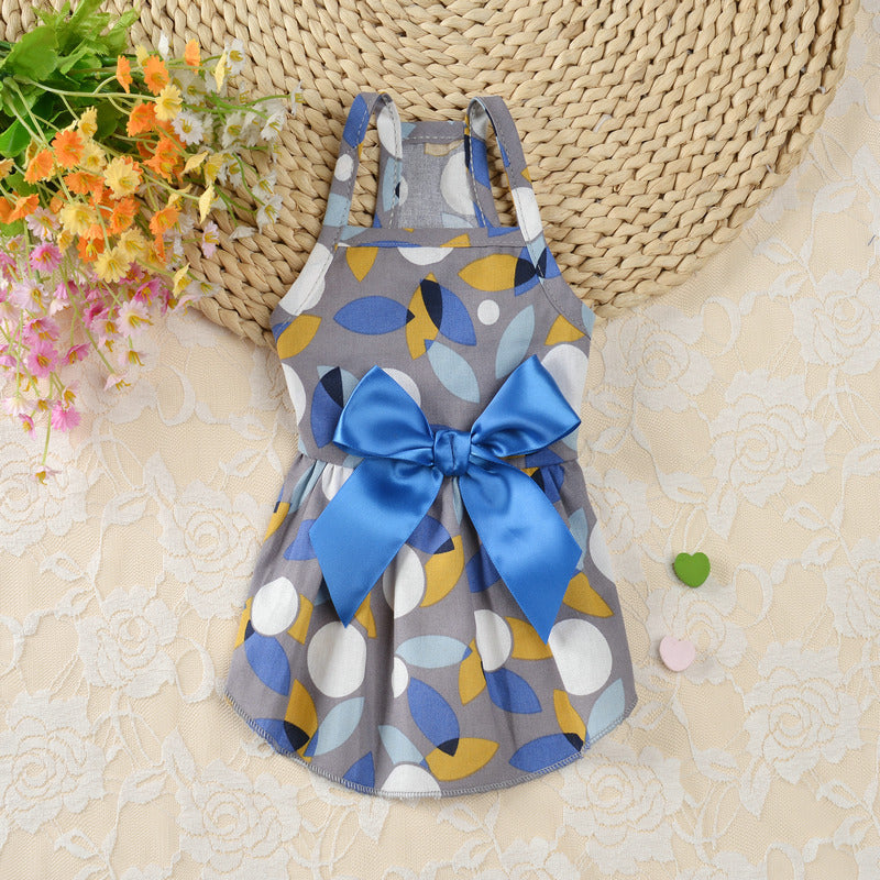 KFX-9910845 Elegant Princess Skirt for Dogs - Spring and Summer Pet Apparel