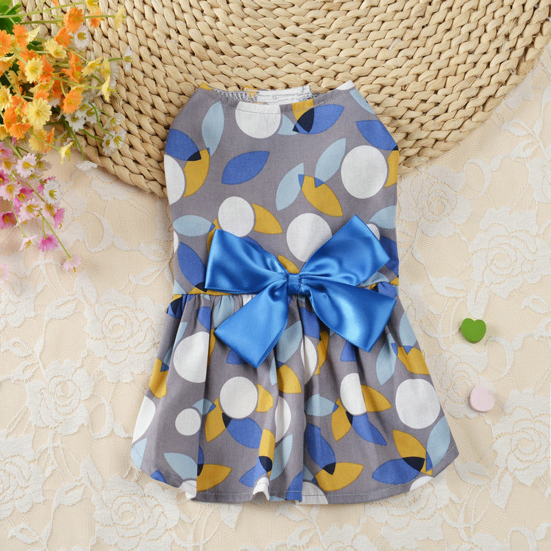 KFX-9910845 Elegant Princess Skirt for Dogs - Spring and Summer Pet Apparel