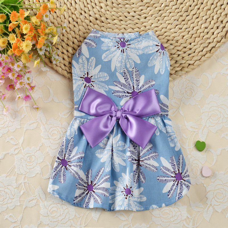 KFX-9910845 Elegant Princess Skirt for Dogs - Spring and Summer Pet Apparel
