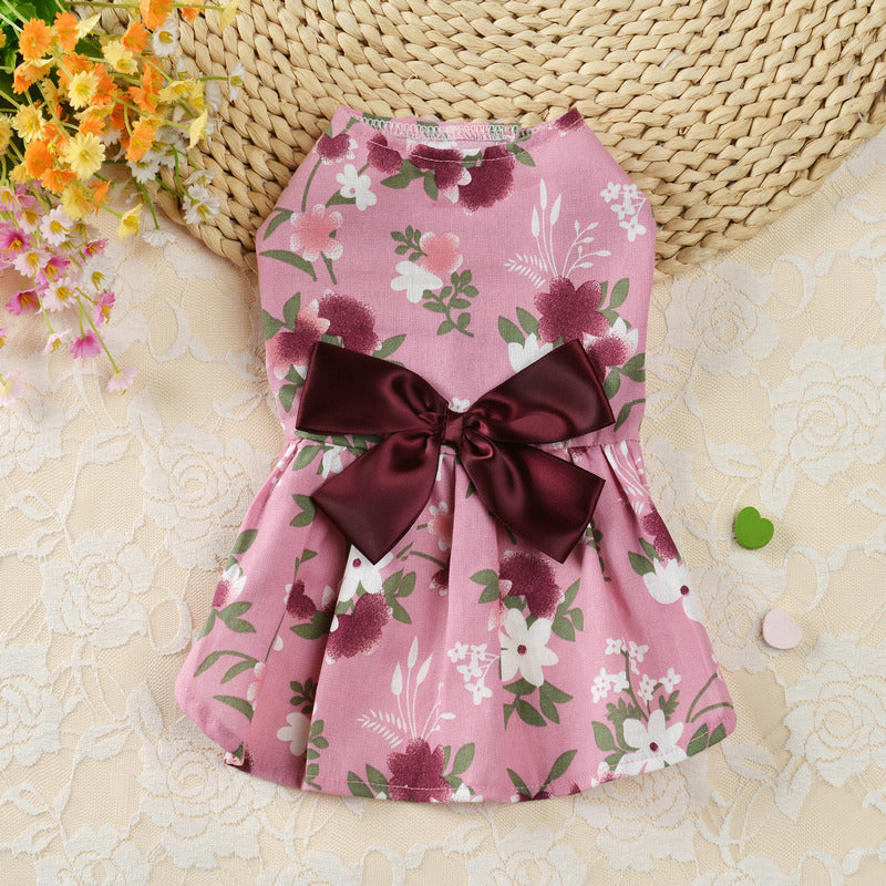 KFX-9910845 Elegant Princess Skirt for Dogs - Spring and Summer Pet Apparel