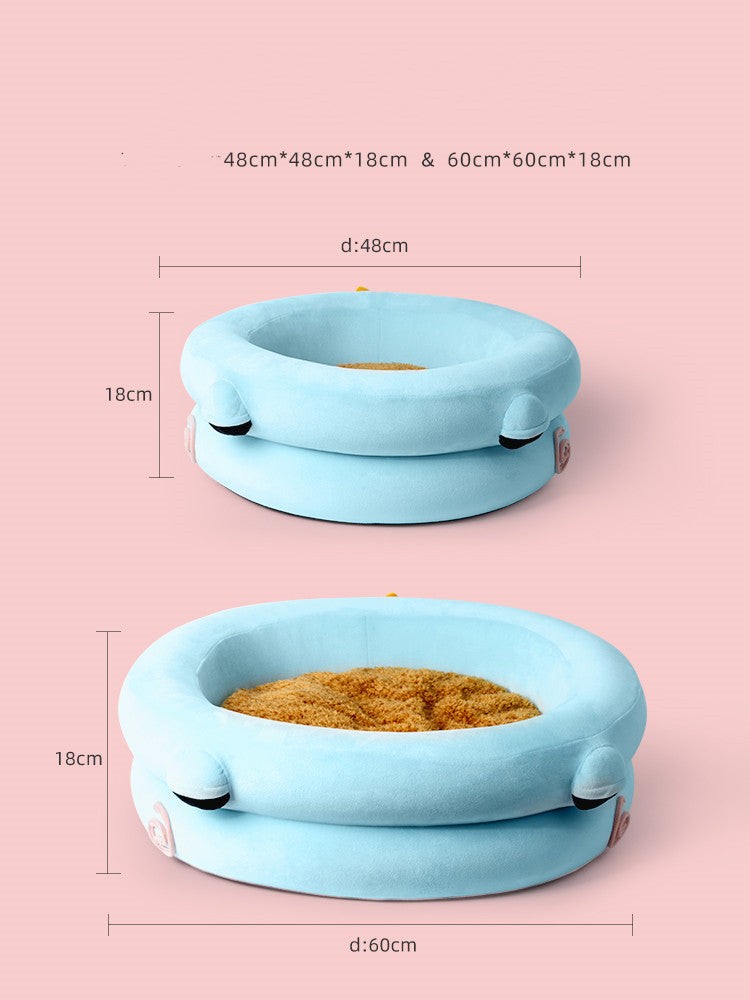 KFX-9912509 Cozy Winter Pet Bed with High-Elastic Memory Foam - Small & Large Options Available