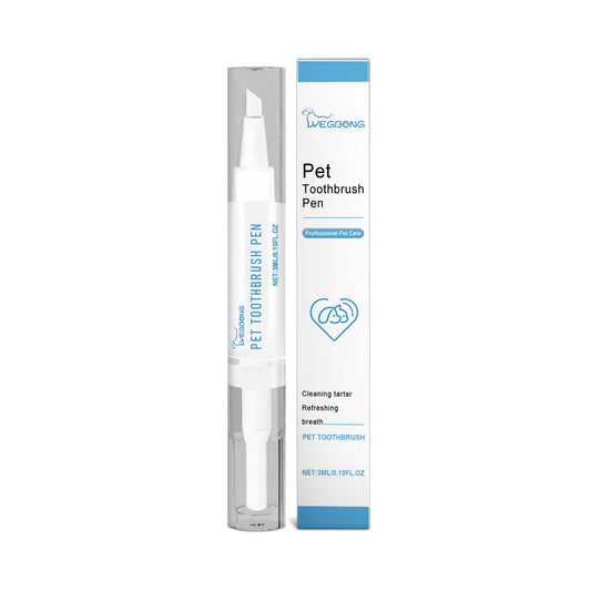 KFX-9914045 Pet Teeth Cleaning Brush for Effective Oral Care - Compact Design
