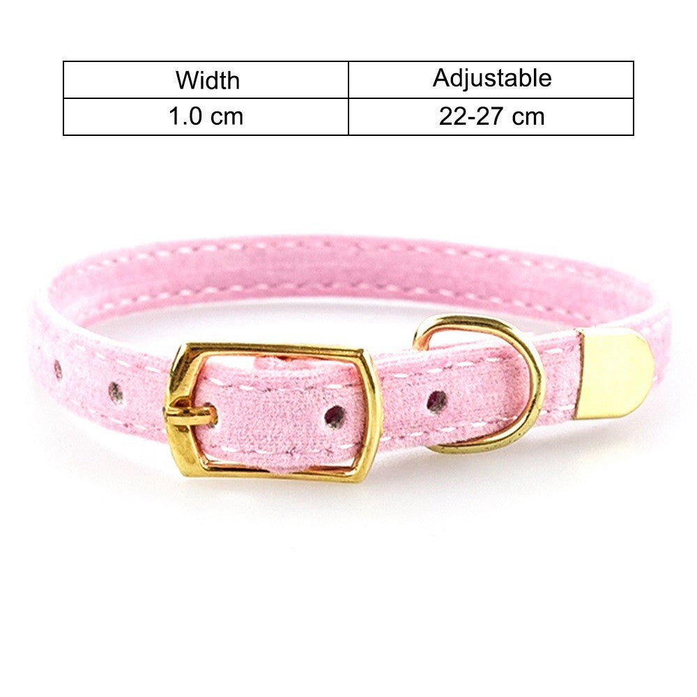 KFX-9914429 Flocking Cat Collar - Soft and Comfortable Design for Your Feline Companion