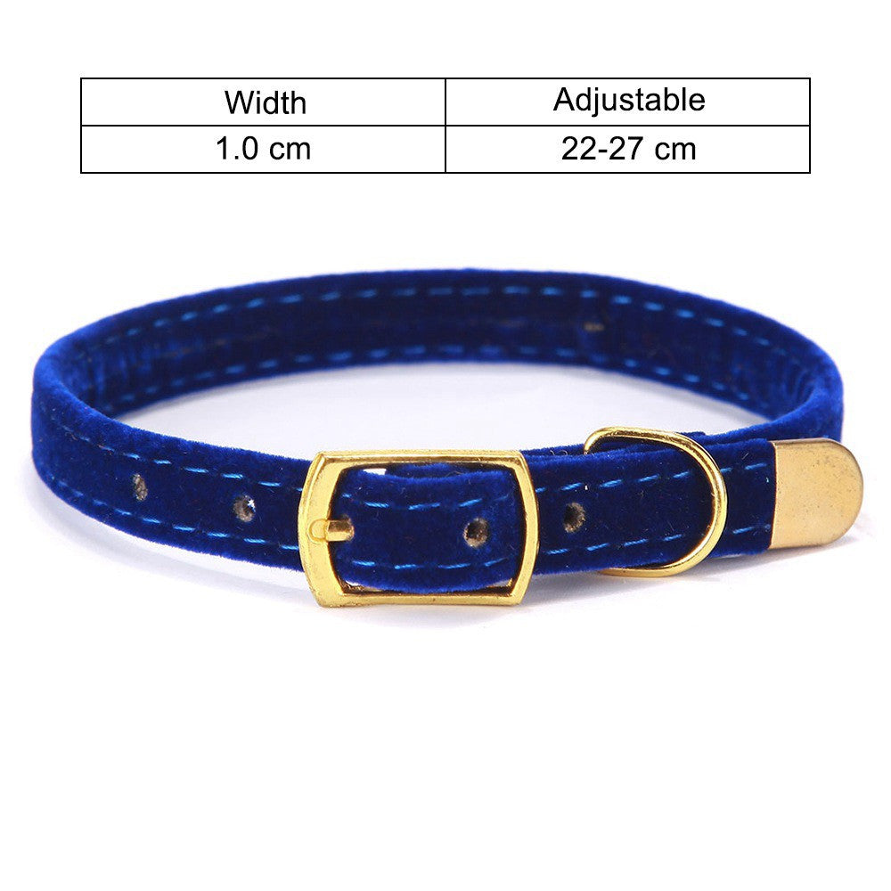 KFX-9914429 Flocking Cat Collar - Soft and Comfortable Design for Your Feline Companion