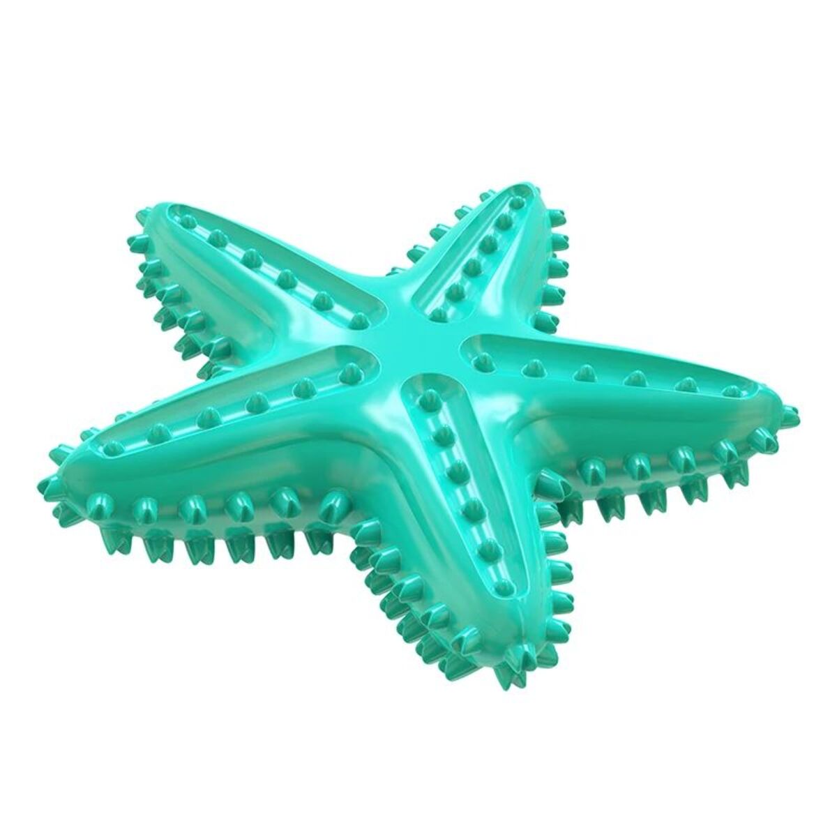 KFX-9921469 Edible TPR Starfish Dog Toy for Large Dogs | Interactive Chew & Dental Care Accessory