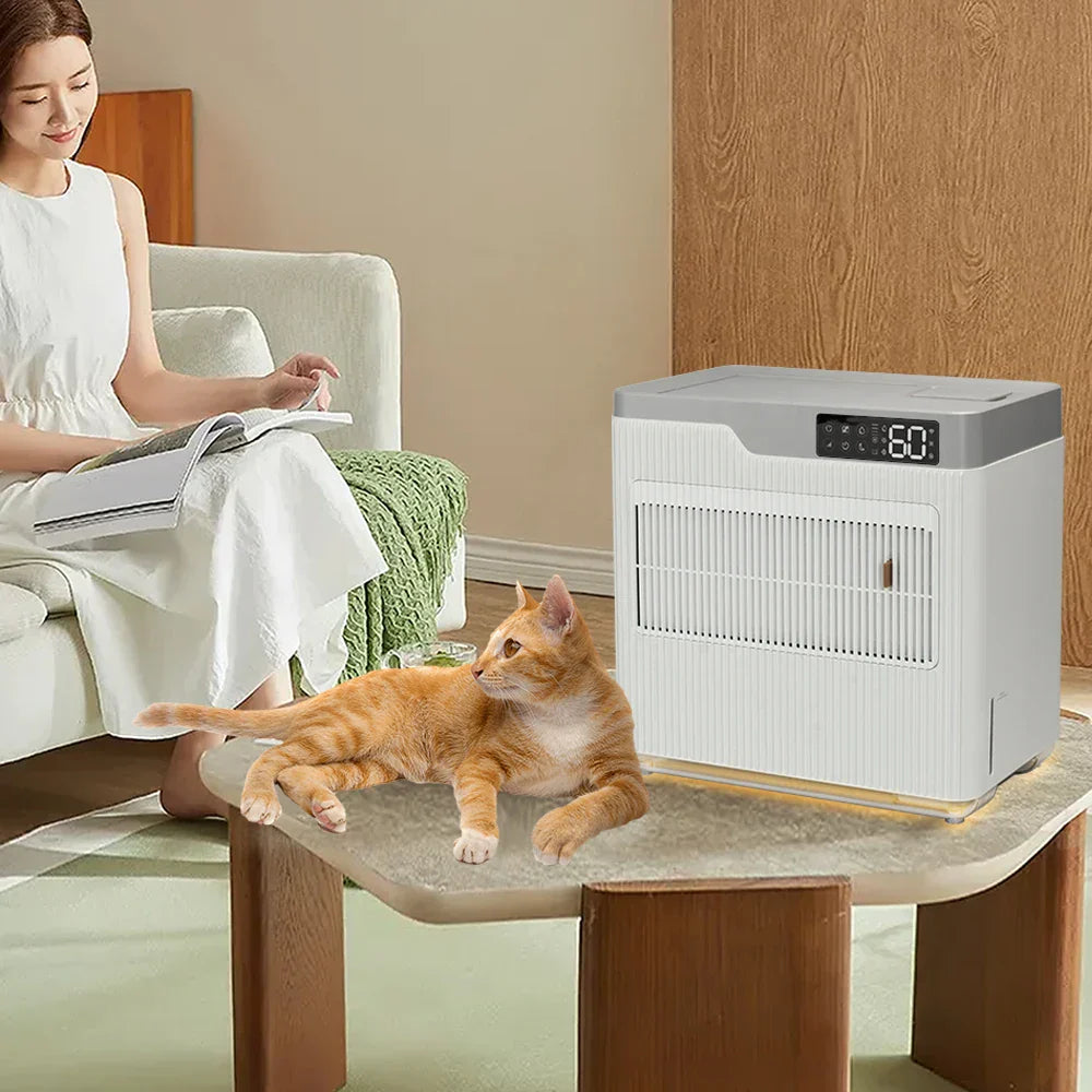 KFX-992147 Smart Humidifier and Air Purifier for Large Spaces and Pet Grooming with Electrostatic Filtration
