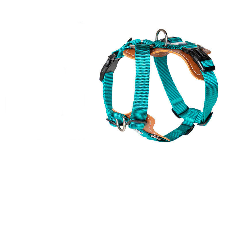 KFX-9923261 Explosion-proof Nylon Dog Leash for Puppies - Available in Cardamom Red, Yading Green, Yunshan Blue