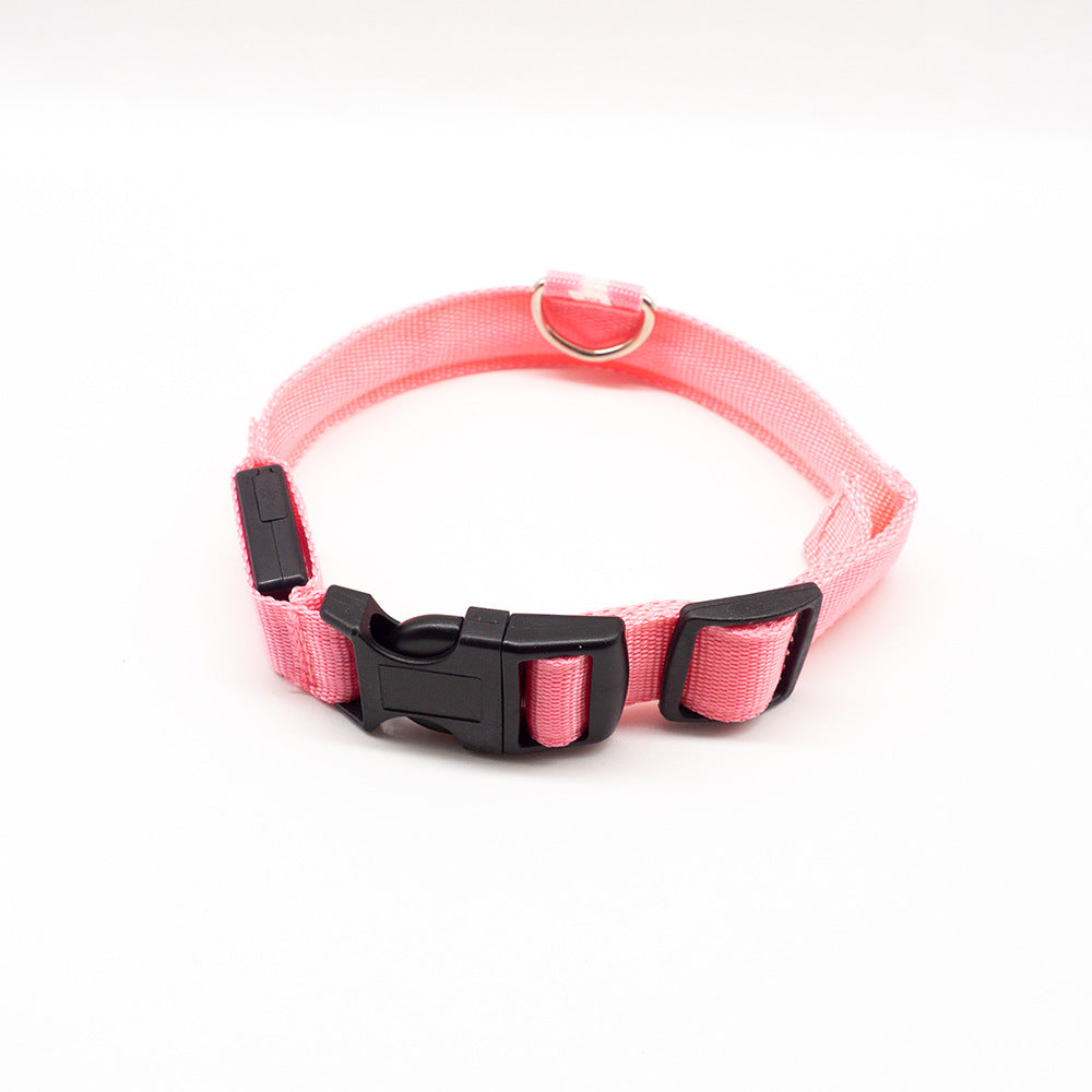 KFX-9925949 Rechargeable LED Dog Collar - Bright Colors, Various Sizes for Safety and Visibility