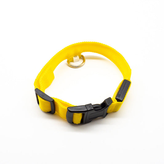 KFX-9925949 Rechargeable LED Dog Collar - Bright Colors, Various Sizes for Safety and Visibility