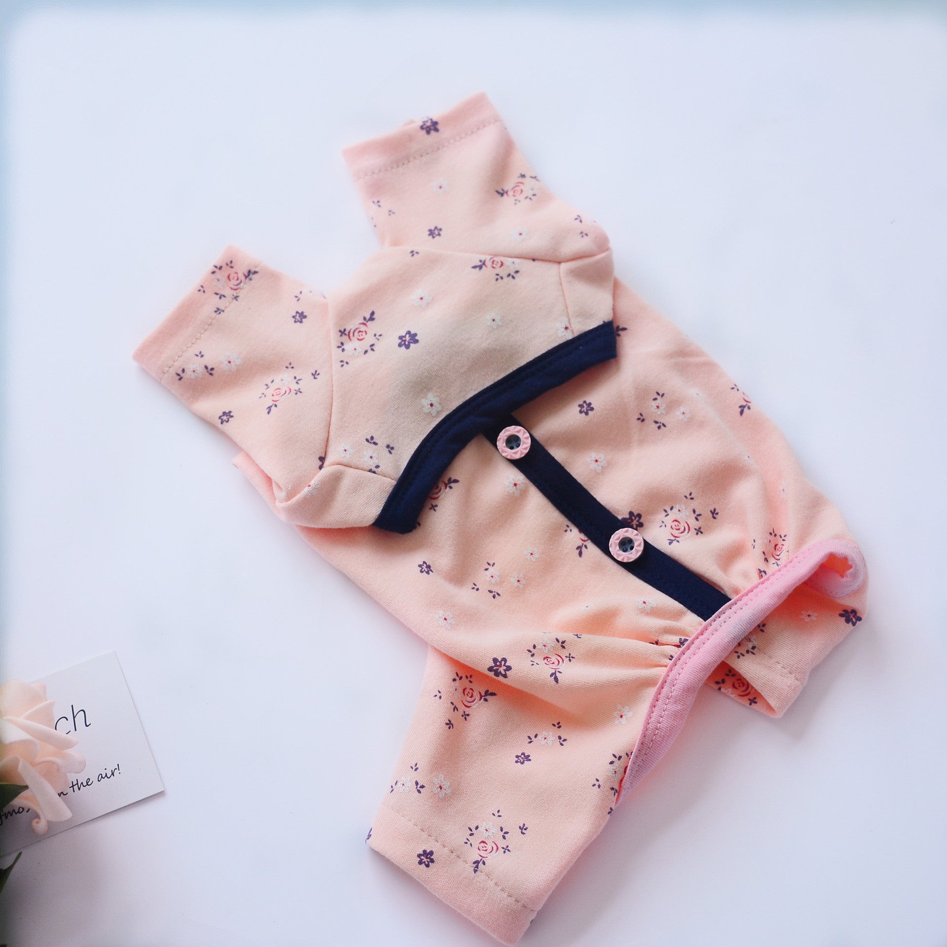KFX-9926333 Cozy Cotton Dog Pajamas for Stylish Comfort in Four-Legged Friends