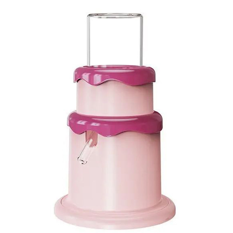 KFX-9929789 Small Pet Drinker Kettle for Hamsters, Mice & Chipmunks - 125ml High Borosilicate Glass with Silicone and Plastic Components