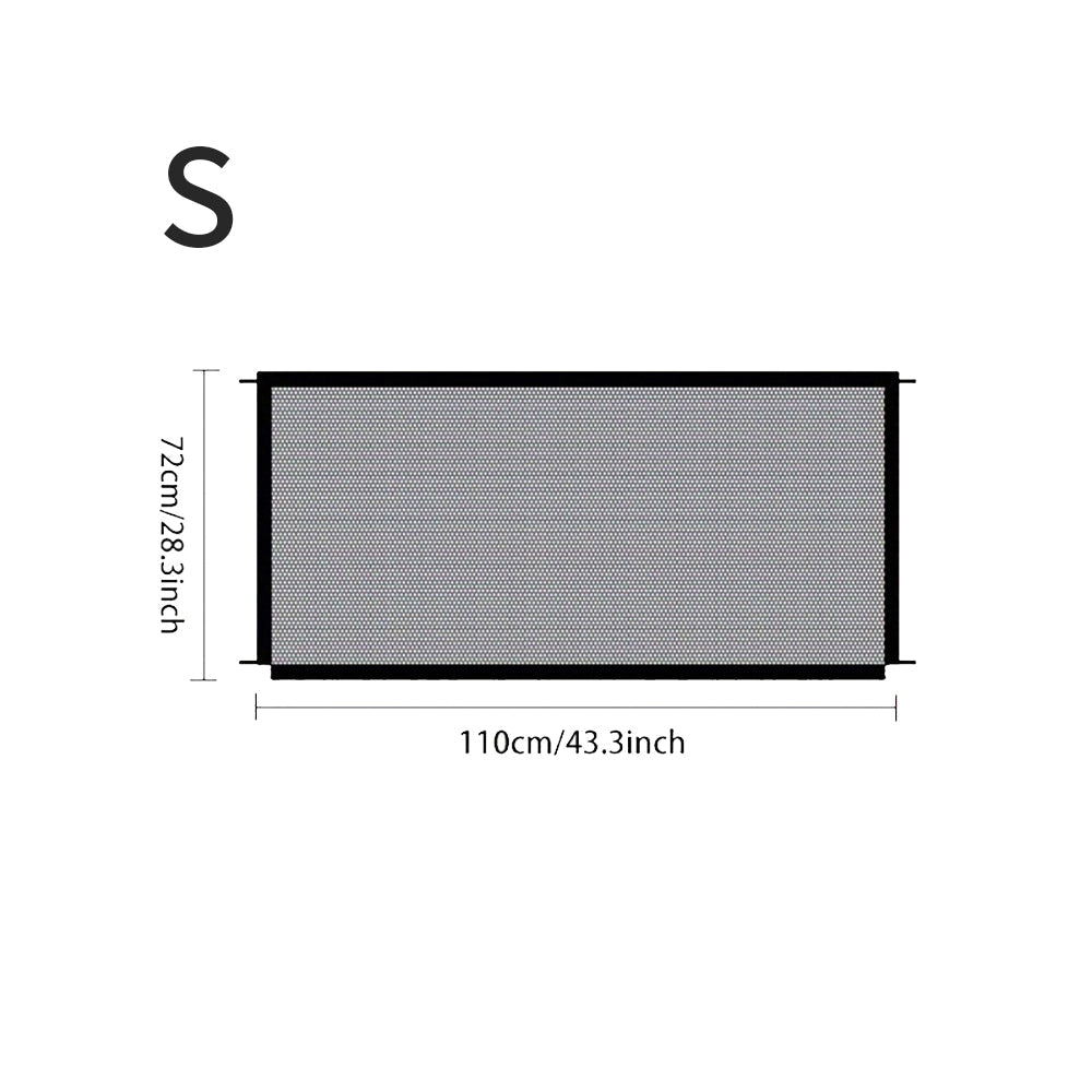 KFX-9931197 Foldable Dog Safety Fence - Indoor & Outdoor Isolation Barrier for Pets