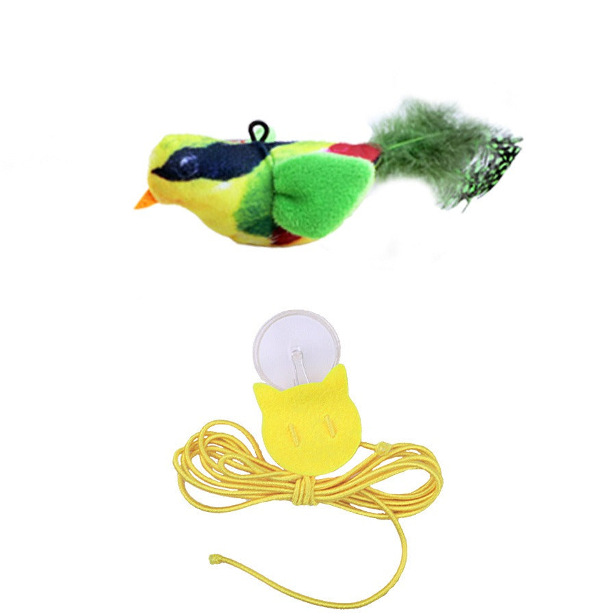KFX-9931325 Durable Pet Sound Bird Toy for All Ages, Safe Material, Anti-Bite Design, Anxiety Relief