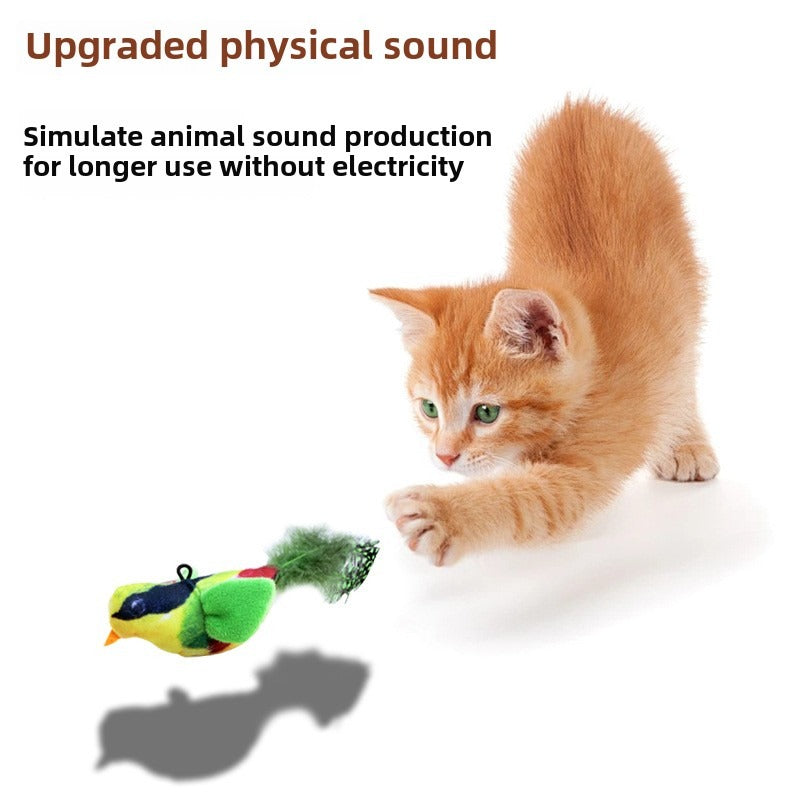 KFX-9931325 Durable Pet Sound Bird Toy for All Ages, Safe Material, Anti-Bite Design, Anxiety Relief