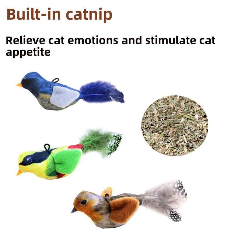 KFX-9931325 Durable Pet Sound Bird Toy for All Ages, Safe Material, Anti-Bite Design, Anxiety Relief