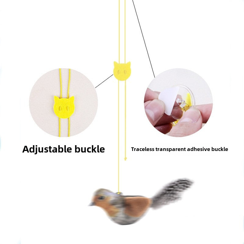 KFX-9931325 Durable Pet Sound Bird Toy for All Ages, Safe Material, Anti-Bite Design, Anxiety Relief
