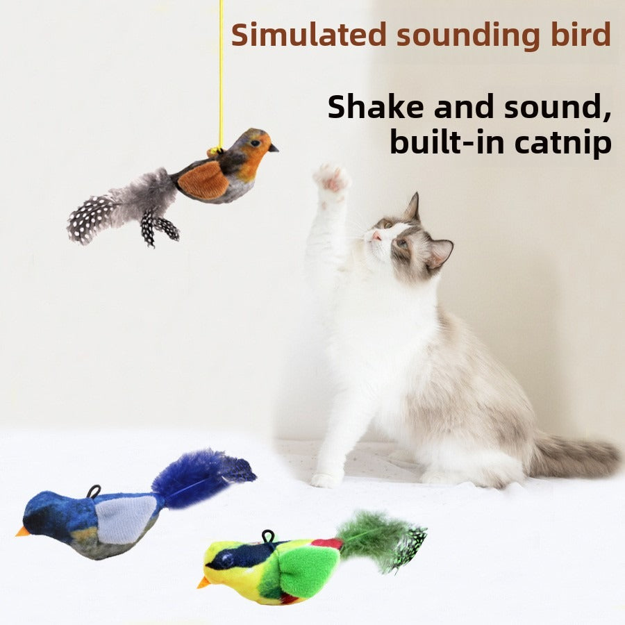 KFX-9931325 Durable Pet Sound Bird Toy for All Ages, Safe Material, Anti-Bite Design, Anxiety Relief