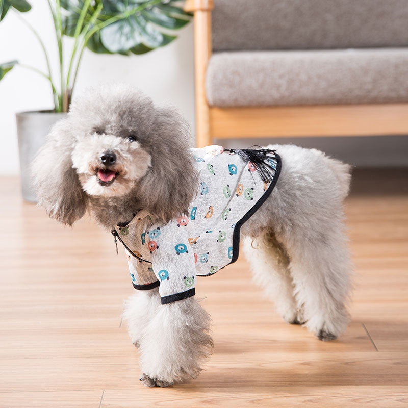 KFX-9932093 Dog Sun Protection Outfit Made from Snow Jacquard Fabric, Multiple Sizes Available