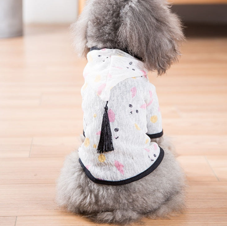 KFX-9932093 Dog Sun Protection Outfit Made from Snow Jacquard Fabric, Multiple Sizes Available