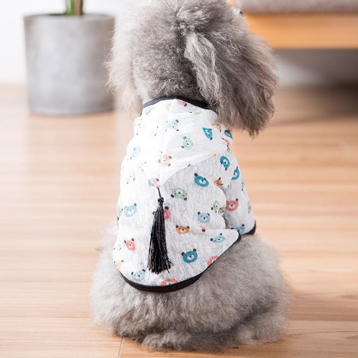KFX-9932093 Dog Sun Protection Outfit Made from Snow Jacquard Fabric, Multiple Sizes Available