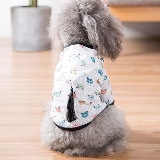 KFX-9932093 Dog Sun Protection Outfit Made from Snow Jacquard Fabric, Multiple Sizes Available