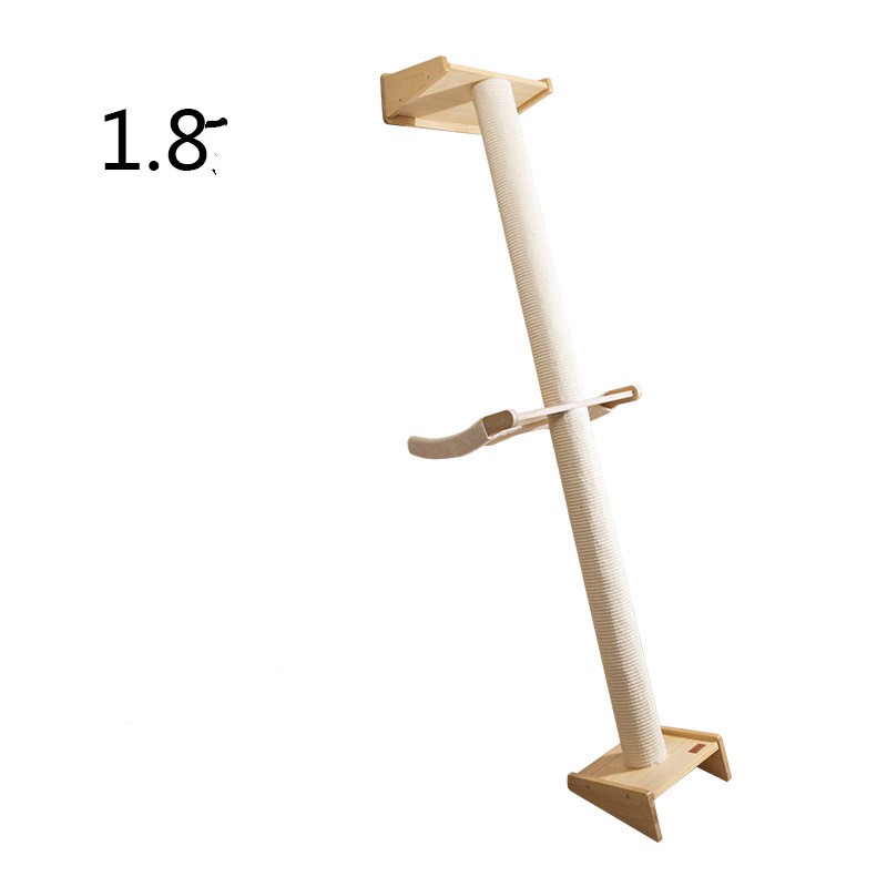 KFX-9932989 Solid Wood Cat Climbing Frame with Multi-Style Litter Options for Adult Cats and Kittens