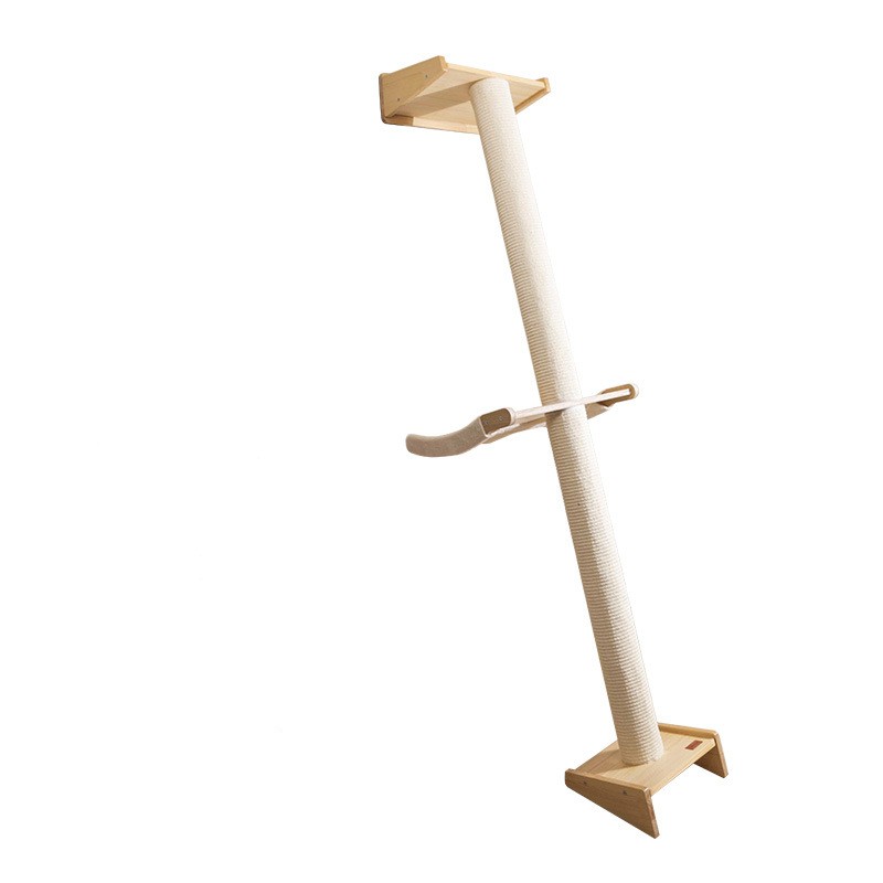 KFX-9932989 Solid Wood Cat Climbing Frame with Multi-Style Litter Options for Adult Cats and Kittens