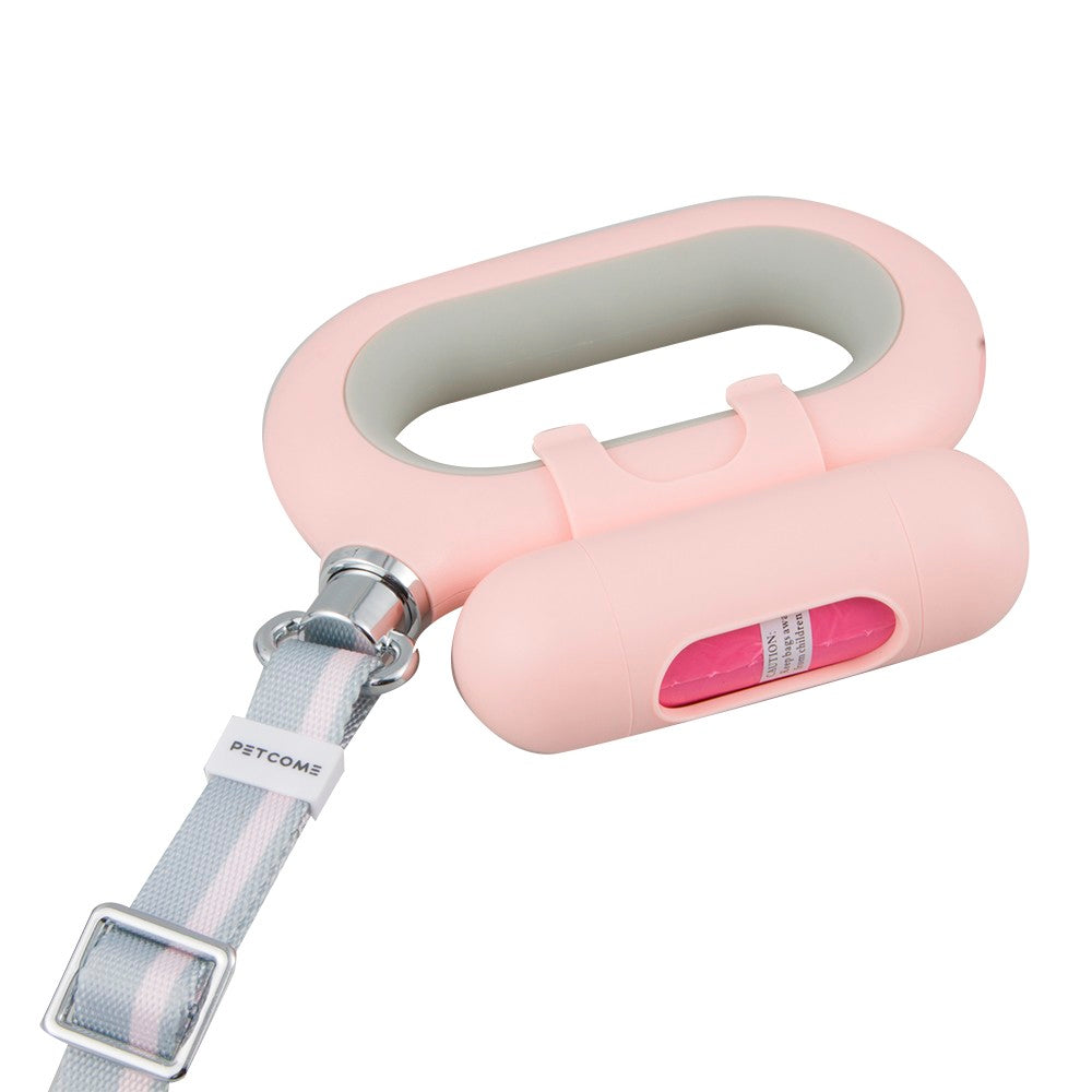 KFX-9933501 Medium-Sized Pet Dog Walking Rope Collar with Bluetooth Connection, Integrated Battery, and Durable Design