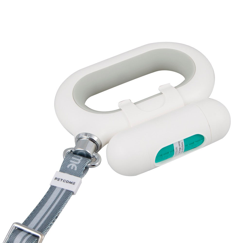 KFX-9933501 Medium-Sized Pet Dog Walking Rope Collar with Bluetooth Connection, Integrated Battery, and Durable Design