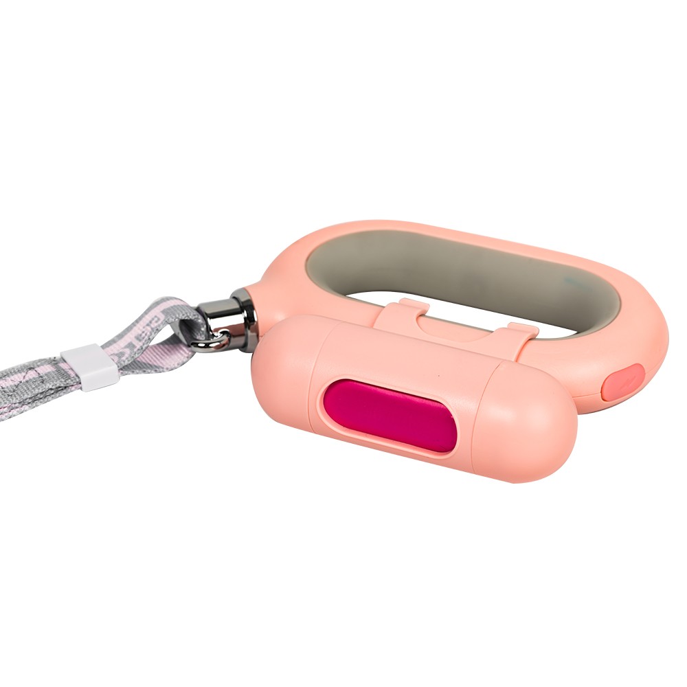 KFX-9933501 Medium-Sized Pet Dog Walking Rope Collar with Bluetooth Connection, Integrated Battery, and Durable Design