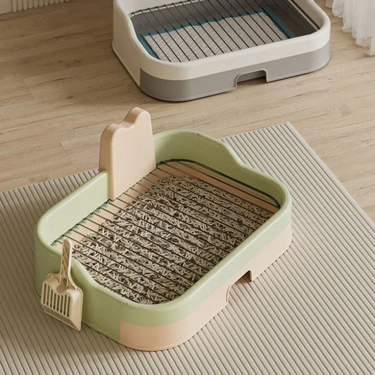 KFX-9935165 Portable Indoor Dog Potty Tray - Puppy Training Litter Pan for Convenient Pet Care